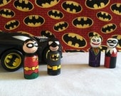 In Stock: Dark Superhero Peg People