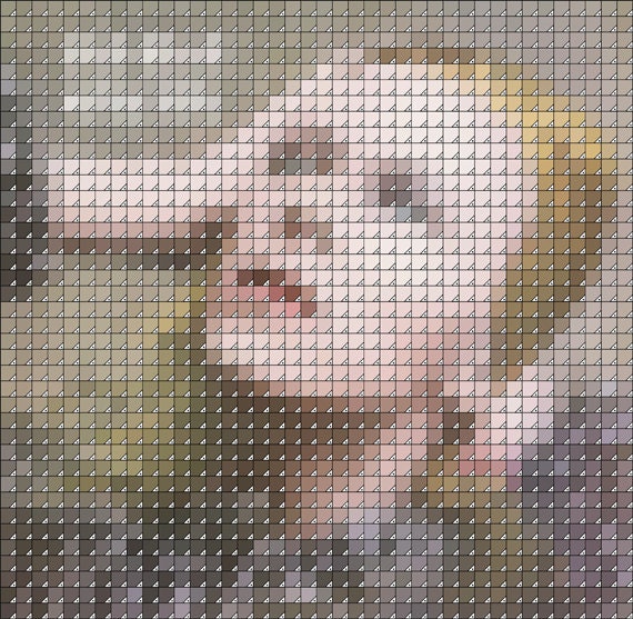 David Bowie - Hunky Dory -  Album Cover - Pantone Pop Print