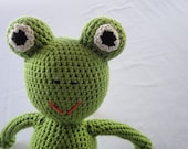 Froggy the fabulous amigurumi frog, soft plush frog/toad, amigurumi frog/toad, crochet frog/toad, made to order