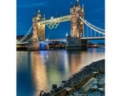 Tower Bridge 006 (LIMITED EDITION colour PRINT)  River Thames Landscape London Olympics 2012