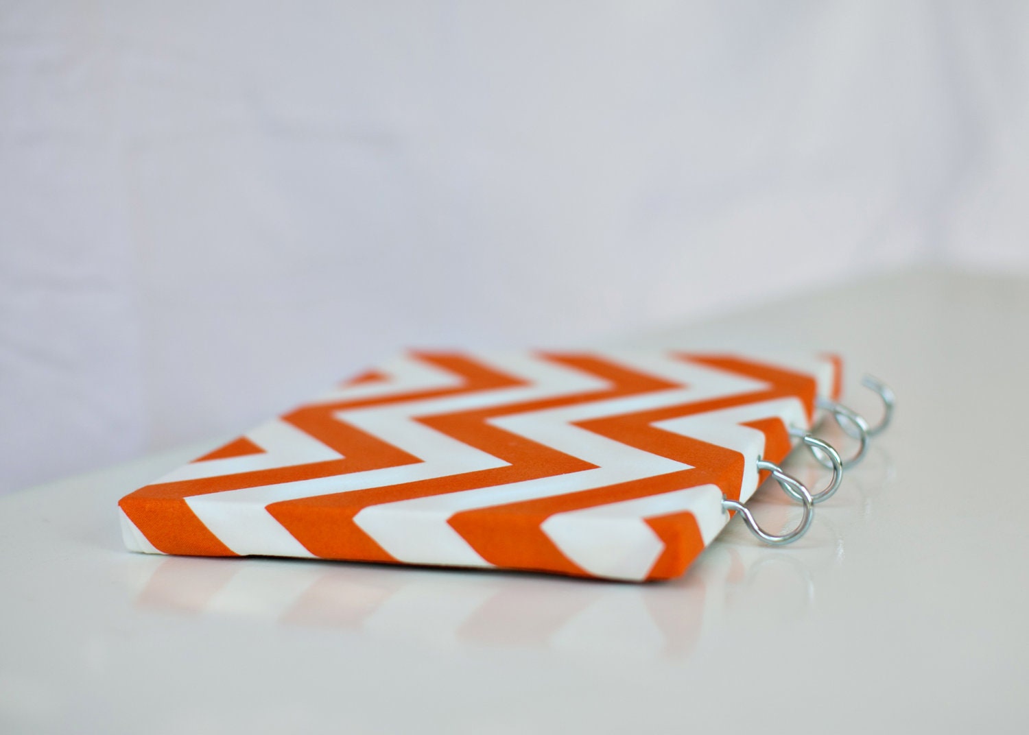 Modern Fabric Jewelry Hanger with Hooks