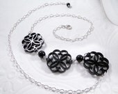 Triple Rosette Necklace