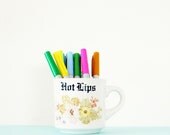 Funny Vintage Coffee Mug/Retro Typography Mug/Romantic Mug