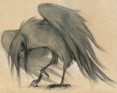 Raven Harpy Matted Original