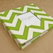 Baby Memory Book - Green and White Chevron (78 designed journaling pages & personalization included with every album)