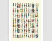 Identical Twins Poster - 13x19