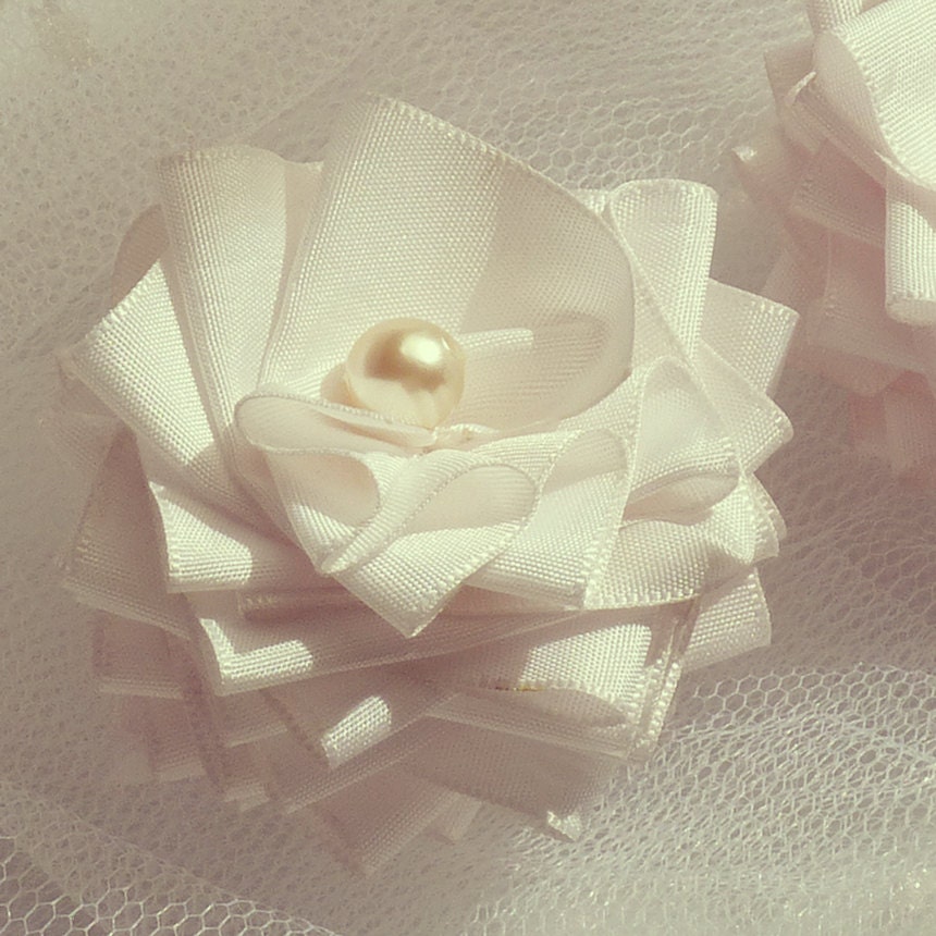 Ribbon Flower Tutorial & Fabric Flower Tutorial  Fancy Pattern - PDF  how to make fowers DIY accessory