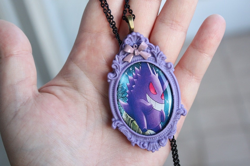 Pokémon Necklace - GENGAR - Midnight Ghost Pokémon - Nintendo Nostalgia
