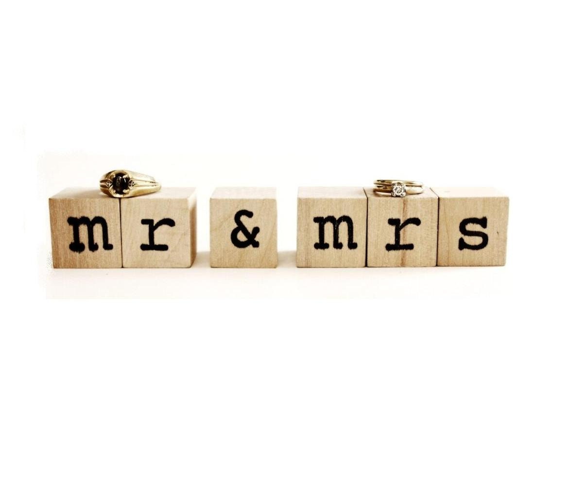 Rustic Wedding Cake Topper Gift -Wood Blocks MR & MRS- letter blocks shabby chic wedding decor rustic wedding decor favors photo prop