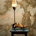 Table Lamp Upcycled Vintage Roller Skates Lamp