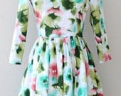Vintage 1950s inspired handmade dress. Custom made in fabric of choice.