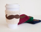 Rustic Coffee Cozy Set, Coffee Sleeve Set of 4