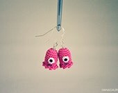 Amigurumi Monster // Earrings // Silver Earwires // Assorted Colors