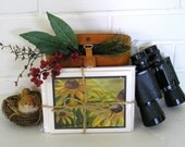 4 Gift Card set - BLACK-EYED SUSAN 1 Original Watercolor Painting by Jamie Dauch Michigan Artist