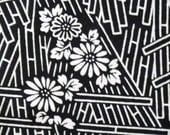 56" long....Vintage Japanese indigo cotton kimono fabric