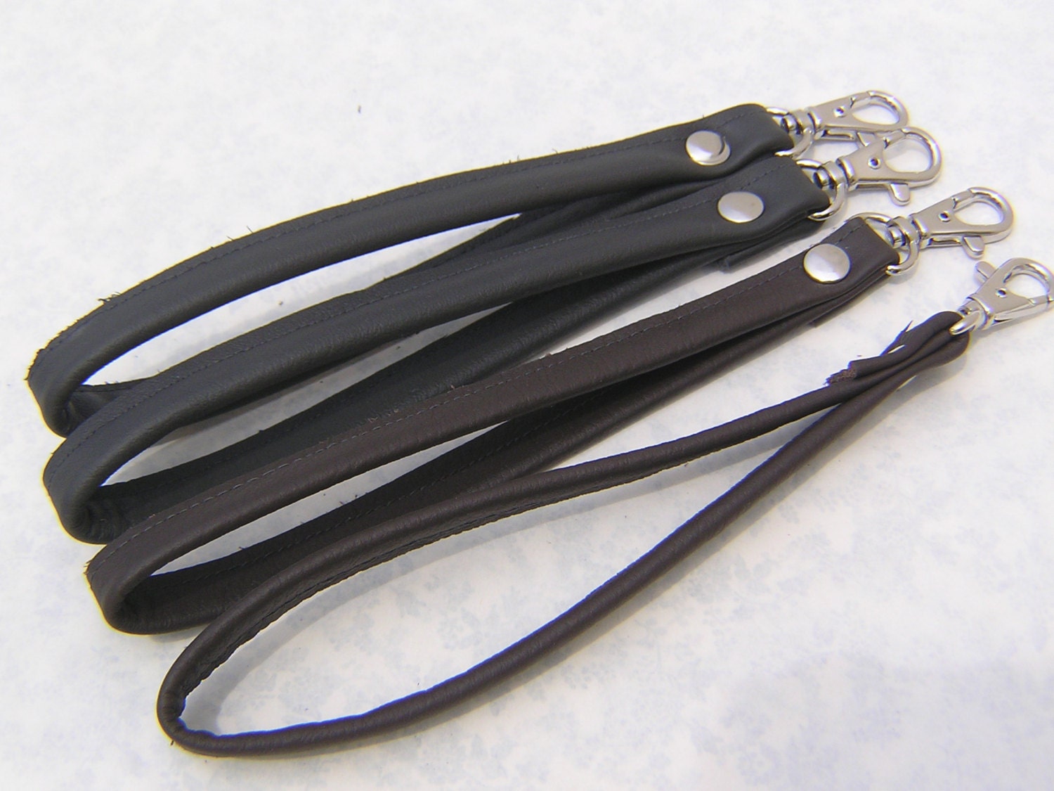 A clip on leather wrist strap, keychain, key holder, custom made, gifts, add to your pouch