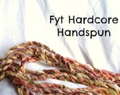 Fyt Hardcore Handspun Yarn - 11 yards, Ultra Bulky Multi-technique yarn and wearable