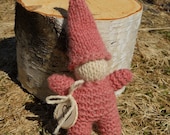 Gnome Baby Hand Knit of Wool