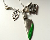 Cabin in the Woods horror-themed charm necklace