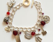 I'll Be Right Back... Horror Movie Themed Charm Bracelet.