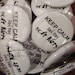 1 in pinback button (set of 3)