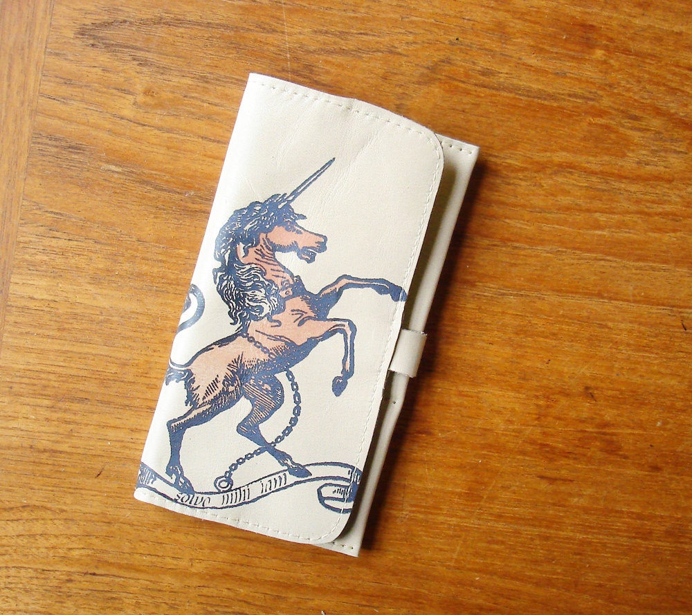 Leather Unicorn Wallet For the Ladies