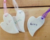 Pink "I do" Heart Ornament