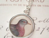 Never Give Up Cher Ami Homing Pigeon Love Token Charm Necklace from Hoolala