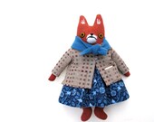 Fox Girl in Blue