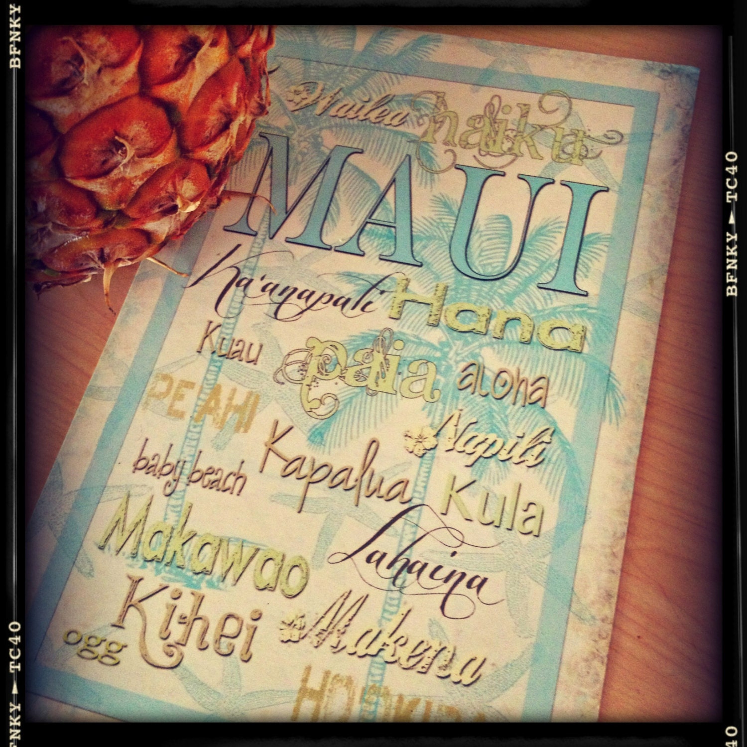 NEW for 2013 Oversized POSTCARD gorgeous Maui places On 5.5 x 8.5 glossy premium cardstock