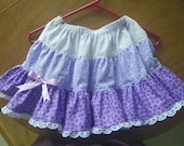 Girls Skirt Twirl Skirt Handmade Girls Mauve Twirly Skirt Size 4 To 5