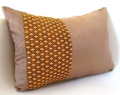 Brown Asian Throw Pillow