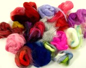 Carding Party Fiber Variety Pack A10-06- 2 oz - Great for carding batts, felting, spinning from the locks
