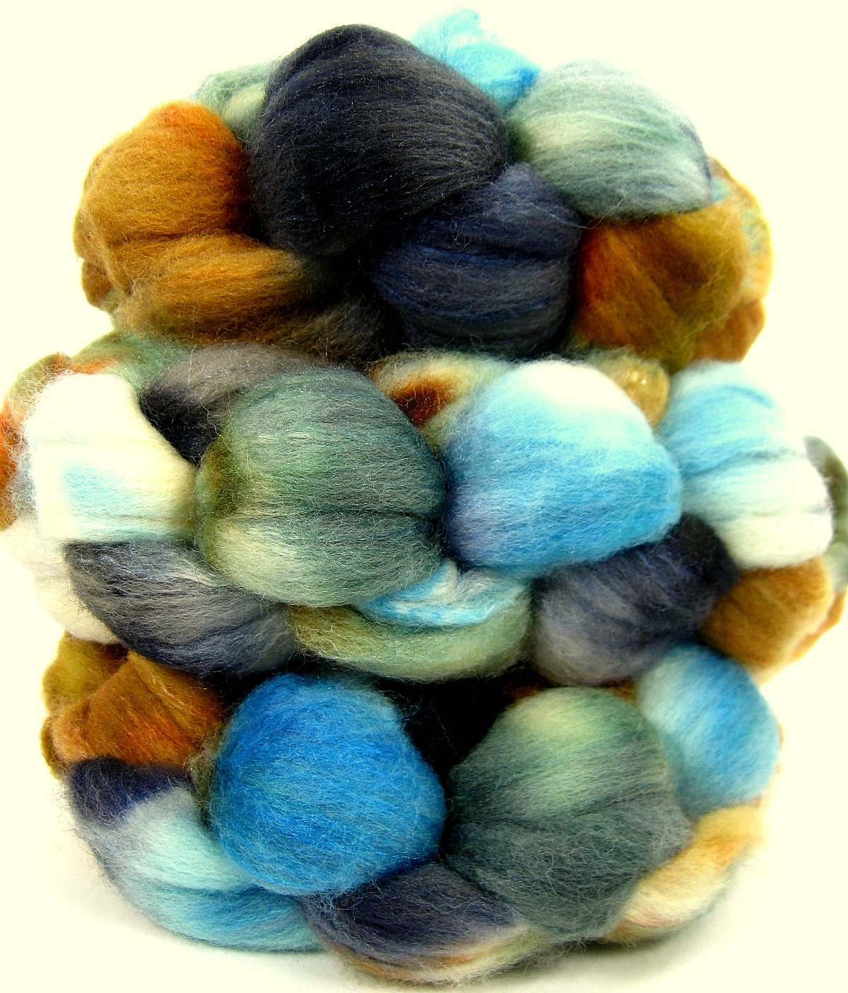 Day's End 'The Gauntlet'- Merino Tussah Silk combed top roving 4 oz wool spinning fiber weave felt