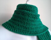 Wool Emerald Green Scarf Classic Men Women DRAKE