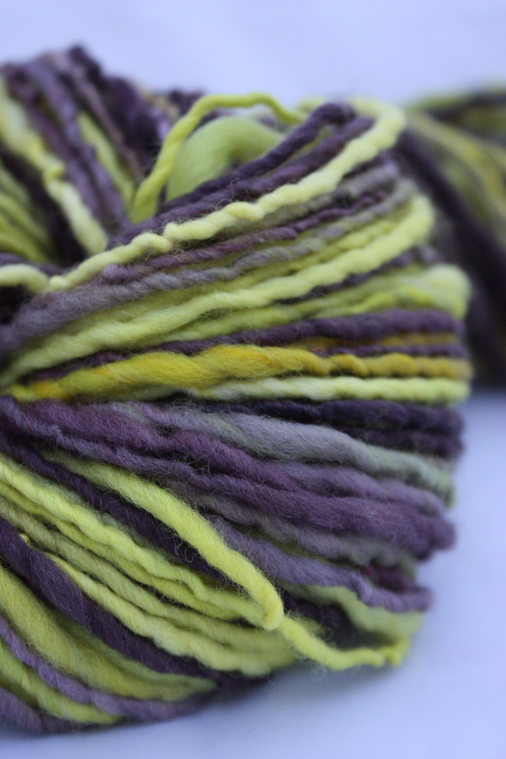 PEAR TREE - handspun organic merino yarn