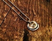 Hug - Silver Pendant Necklace