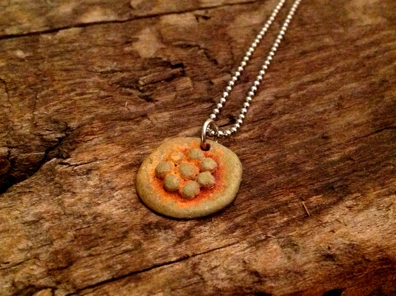 Harmony - Bronze Flower Necklace Mantra Jewelry
