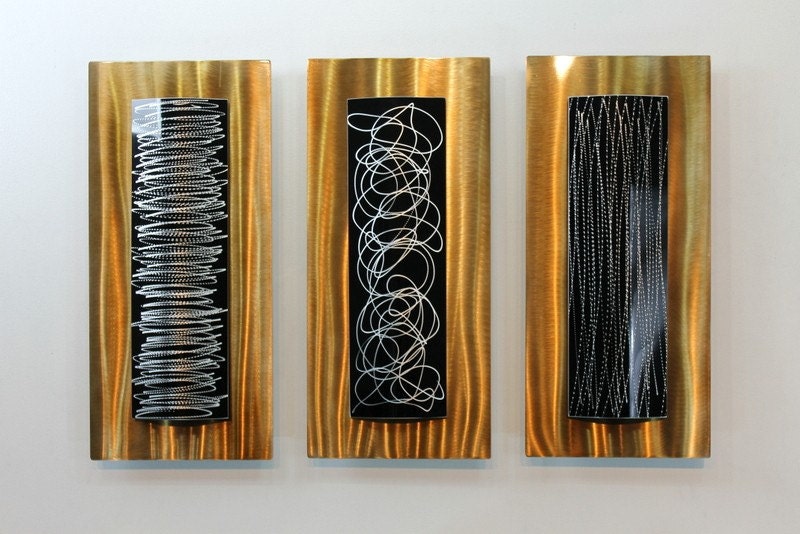 Original Modern Metal Abstract Wall Art Concerto Sculptures / by Jon Allen