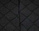 Baby Leg Warmers - NEWBORN size - black diamond texture