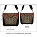 SALE Womens Padded DSLR Camera Bag Slr Camera Bag Purse Messenger Camera Bag  Zipper Pocket - Deluxe Vintage Dragonfly black (RTS)
