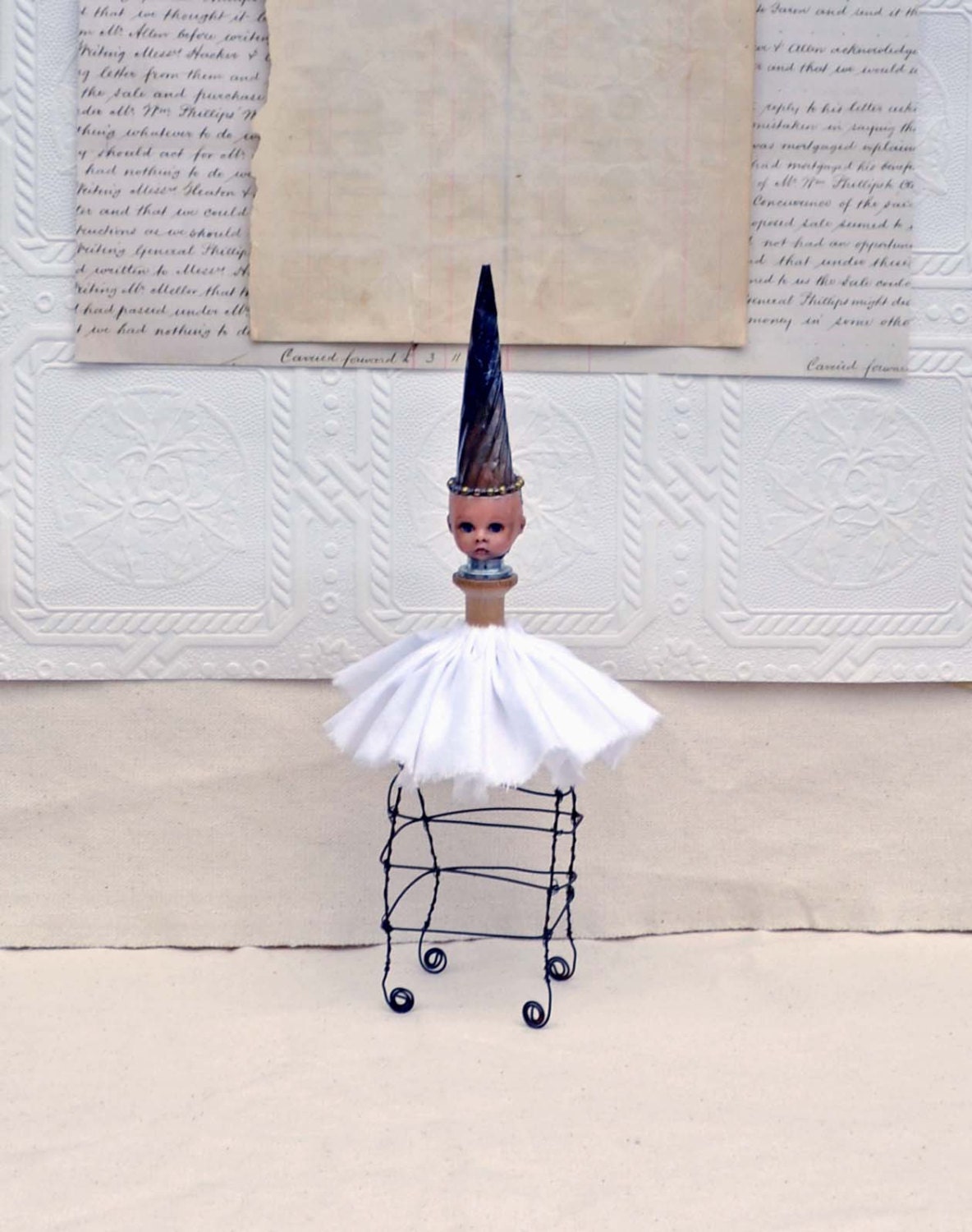 Original Mixed Media Art Doll Tutti