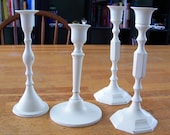 Vintage Shabby Chic Candlesticks
