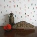 Antique carved religious wood panel