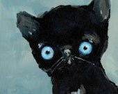Little Ghost Original Cat Painting