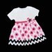 Boutique.. CHEVRON POSIES.. Onesie DRESS