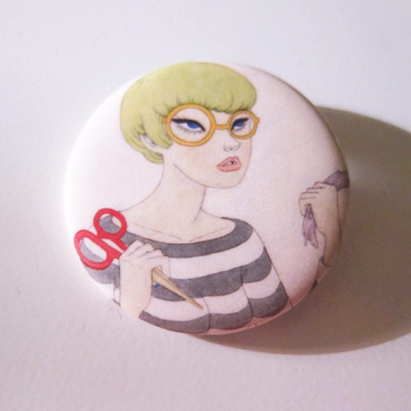 Prankster - art pin