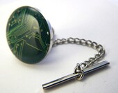 Circuit Board Tie Tack Made to Order Eco Friendly Computer Gift