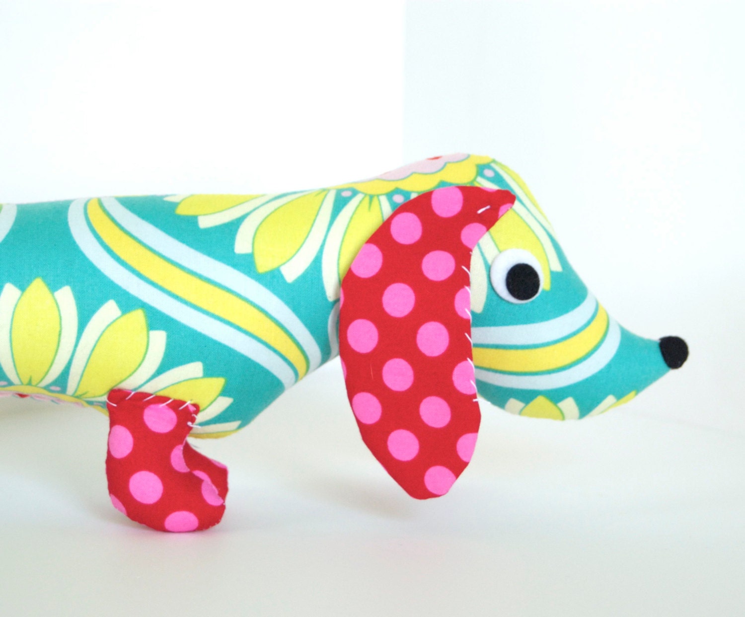 Stuffed Plush Wiener Dog Dachshund Soft Baby Toy Doll YANCY