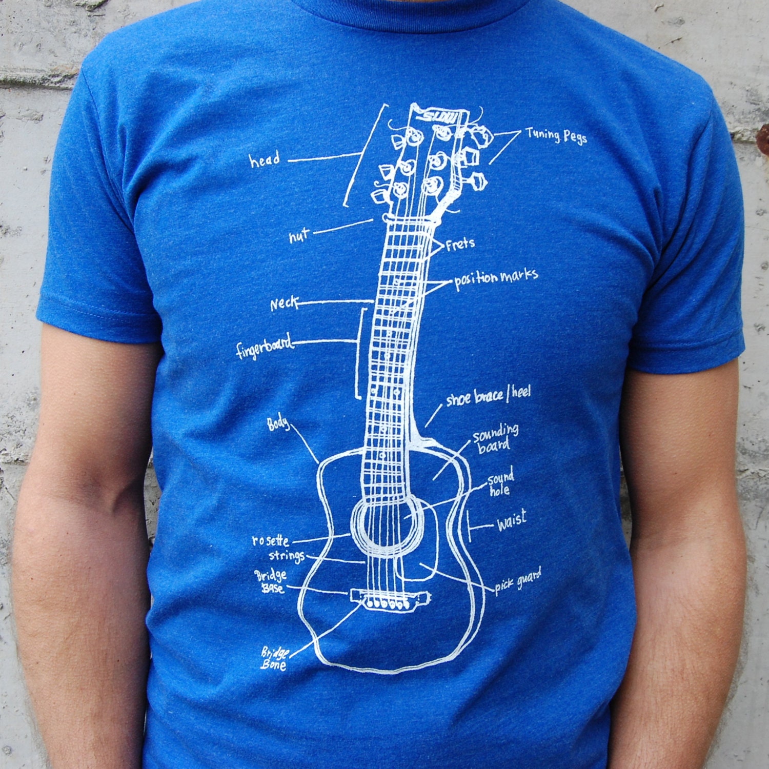 Guitar Diagram tee